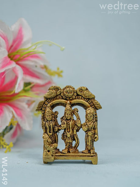 Brass Ram Dharbar In Frame - Wl4149 Figurines