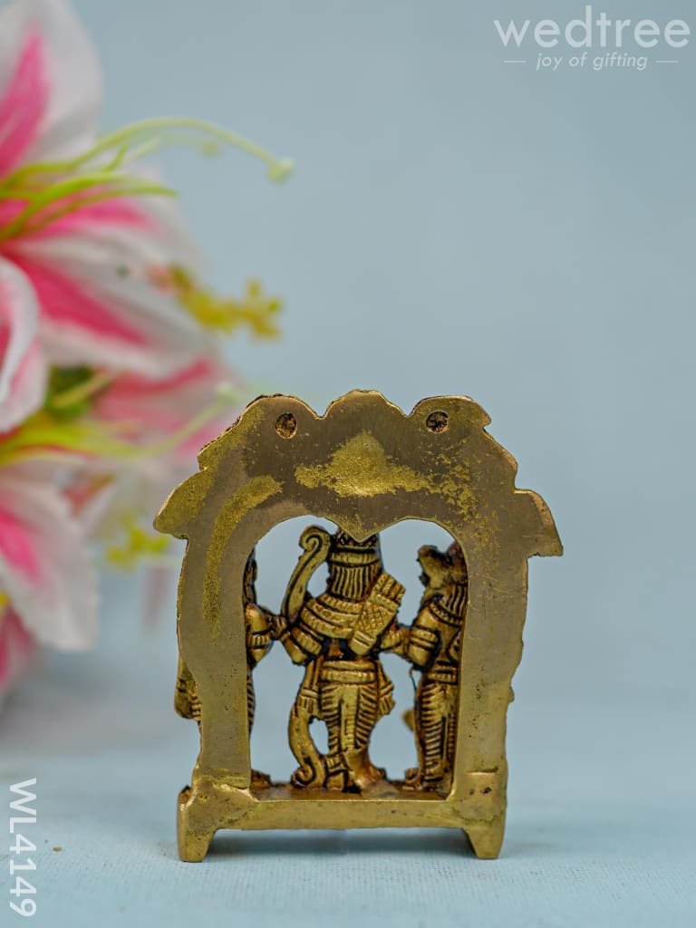 Brass Ram Dharbar In Frame - Wl4149 Figurines