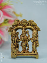 Brass Ram Dharbar In Frame - Wl4149 Figurines