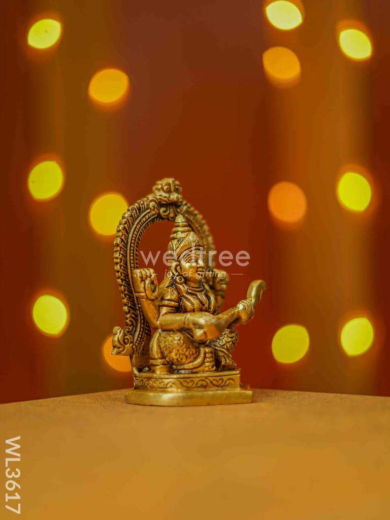 Brass Saraswathi Idol - Wl3617 Figurines