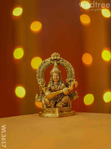 Brass Saraswathi Idol - Wl3617 Figurines