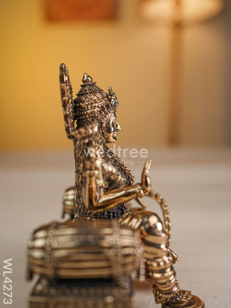 Brass Antique Seated Lakshmi - Wl4273 Figurines