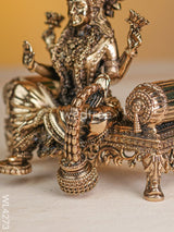 Brass Antique Seated Lakshmi - Wl4273 Figurines