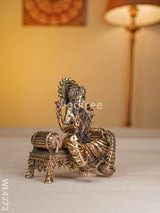 Brass Antique Seated Lakshmi - Wl4273 Figurines