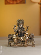 Brass Antique Seated Lakshmi - Wl4273 Figurines