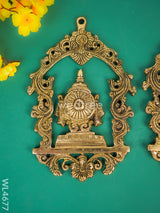 Brass Shank Chakra Naama Wall Hanging - Set Of 3 Wl4677