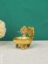 Brass Shank Chakra Naama Diya - Wl4440