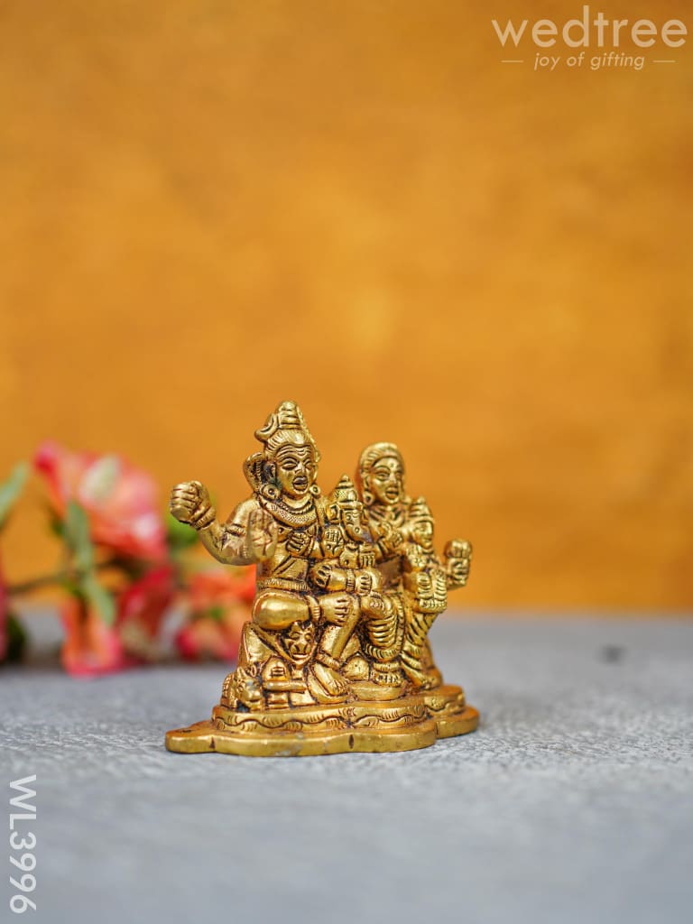 Brass Shiv Parivar - Wl3996 Figurines