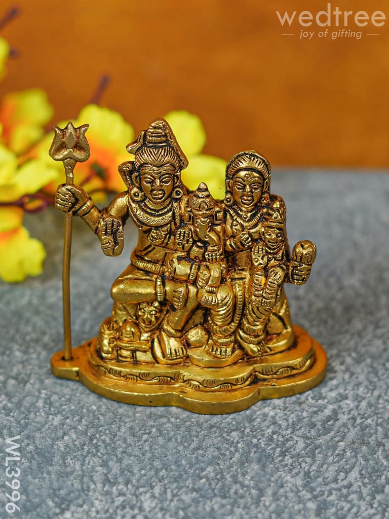 Brass Shiv Parivar - Wl3996 Figurines