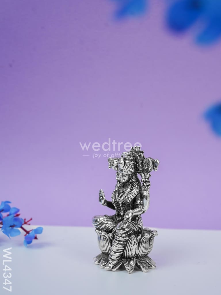 Brass Silver Antique Gajalakshmi - Wl4347 Figurines