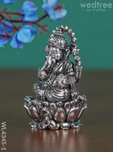 Brass Silver Antique Ganesha - Wl4345 Figurines