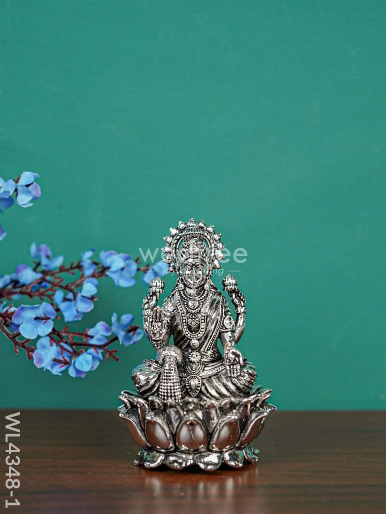 Brass Silver Antique Lakshmi - Wl4348 Large Figurines