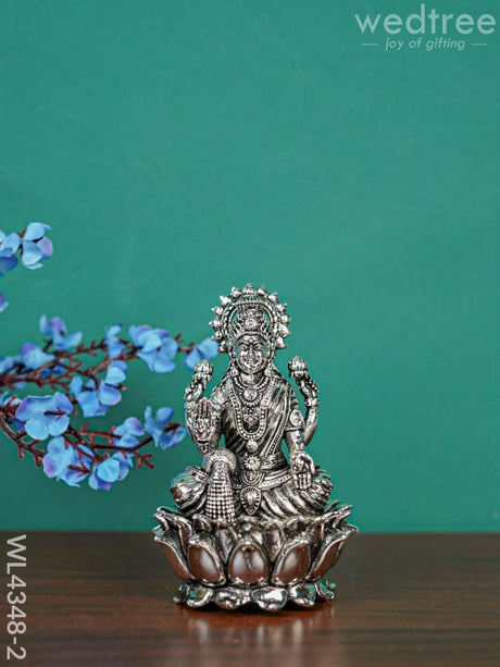 Brass Silver Antique Lakshmi - Wl4348 Medium Figurines