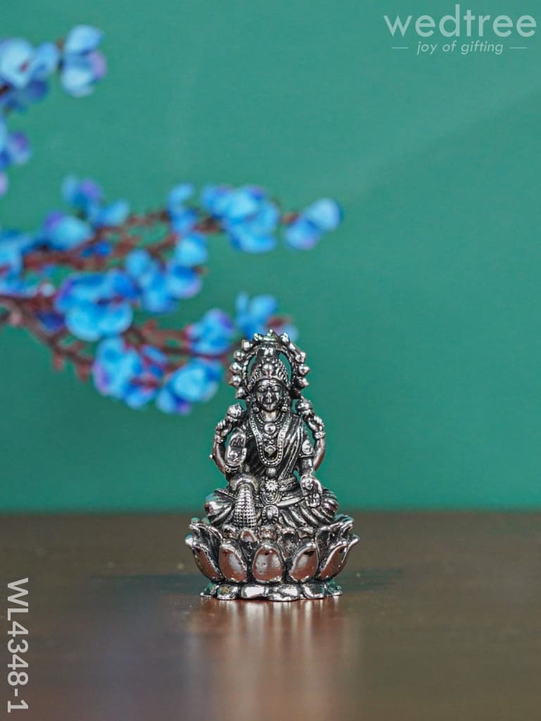 Brass Silver Antique Lakshmi - Wl4348 Small Figurines