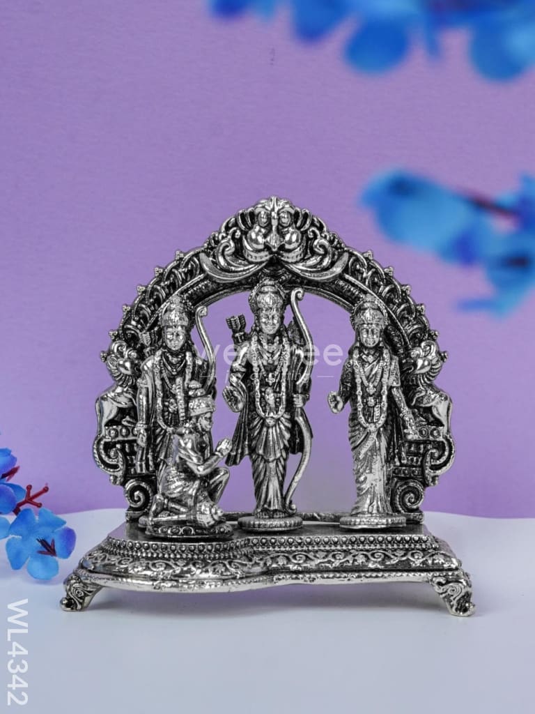 Brass Silver Antique Ram Darbar - Wl4342 Figurines