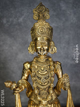 Brass Swami Narayanan Idol - Wl3225 Figurines