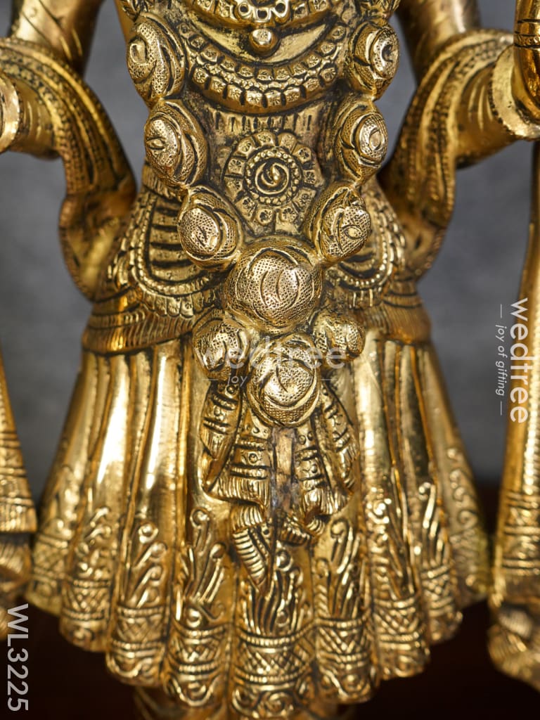 Brass Swami Narayanan Idol - Wl3225 Figurines