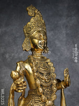 Brass Swami Narayanan Idol - Wl3225 Figurines