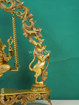 Brass Swing Ganesha - Wl4437 Figurines