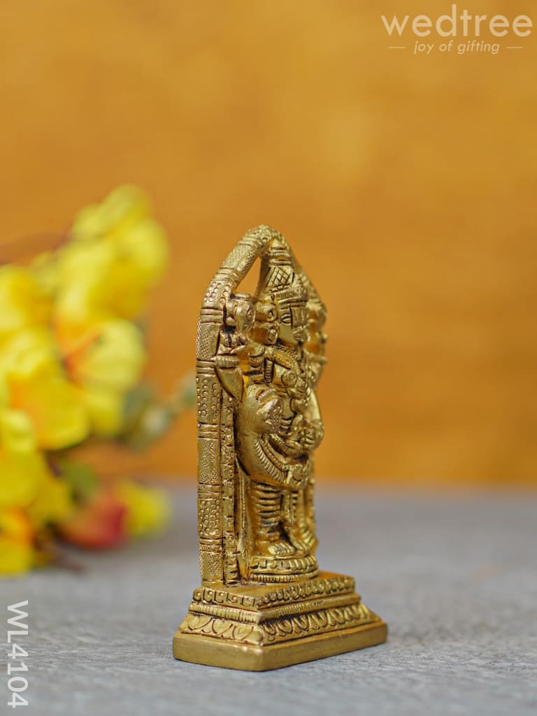 Brass Tirupathi Balaji Idol - Small Wl4104 Figurines