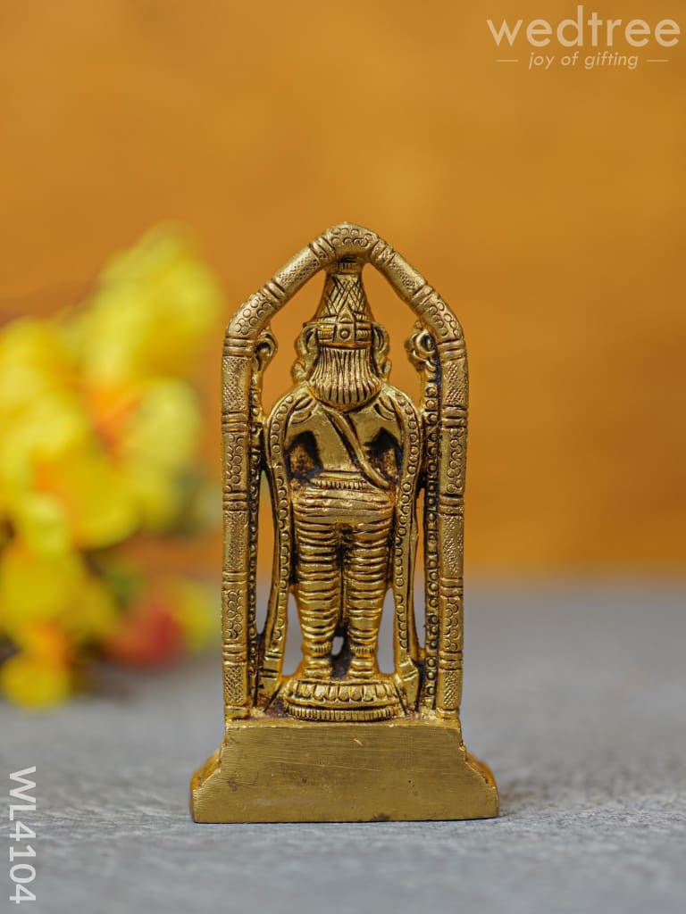 Brass Tirupathi Balaji Idol - Small Wl4104 Figurines