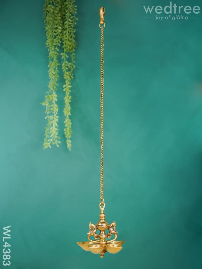 Brass Annapakshi Hanging 5 - Face Diya Wl4383