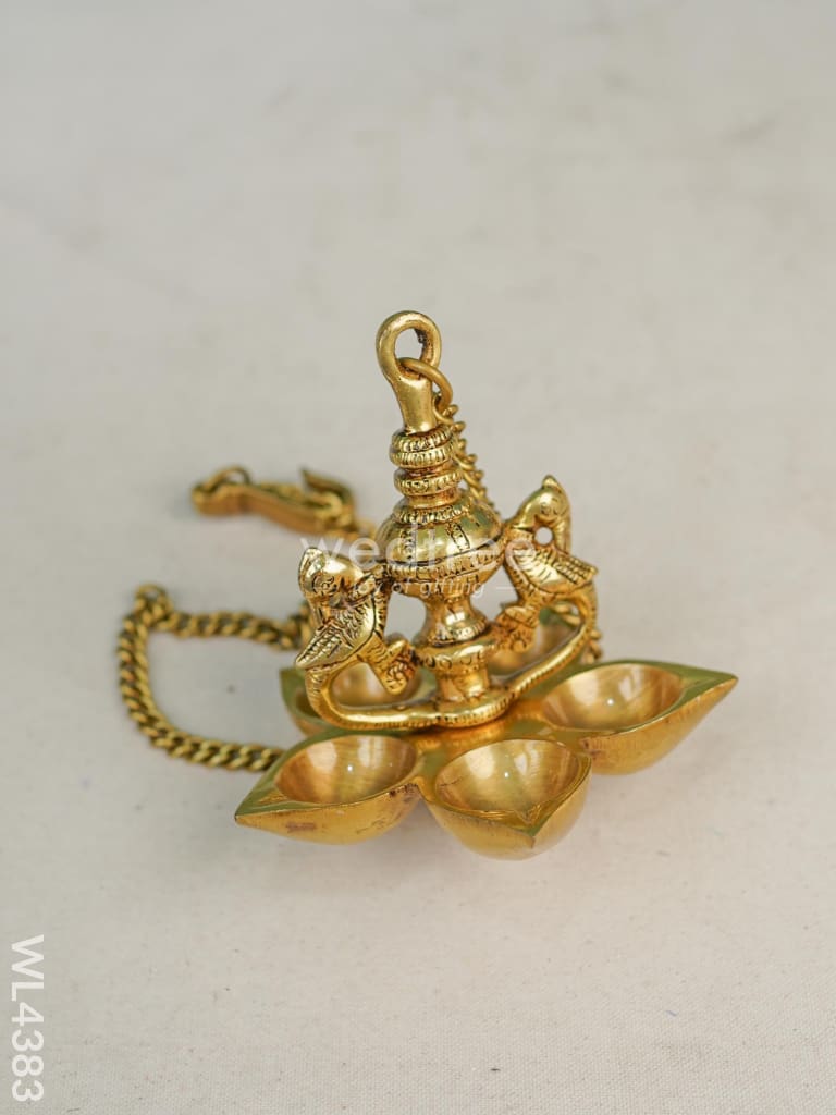 Brass Annapakshi Hanging 5 - Face Diya Wl4383