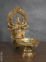 Brass Varahi Devi Diya - Wl1689