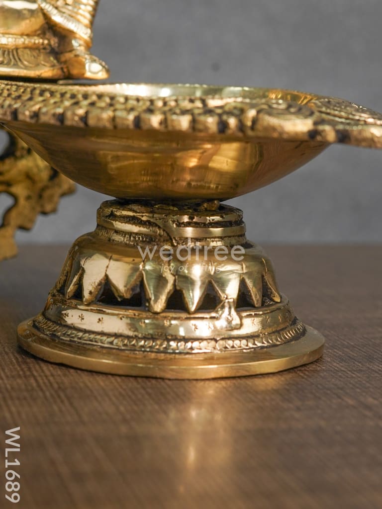 Brass Varahi Devi Diya - Wl1689