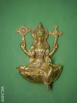 Brass Varahi Amman Wall Hanging - Wl3409 Figurines