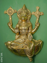 Brass Varahi Amman Wall Hanging - Wl3409 Figurines