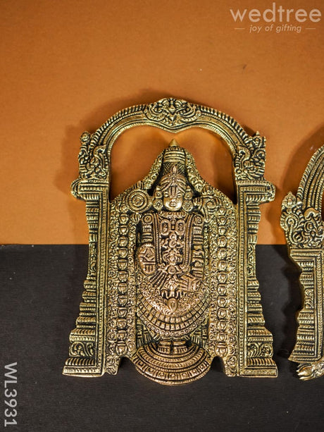 Brass Padmavathi Thayar Wall Hanging - Wl3931