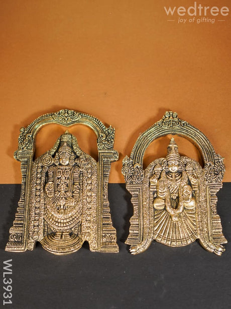 Brass Padmavathi Thayar Wall Hanging - Wl3931