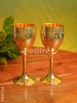 Brass Wine Glass Set - Wl0066 Utility