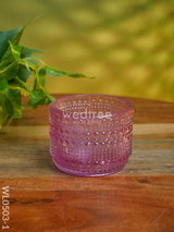 Bubble Textured Votive (3 Inch) - Set Of 2 Wl0503 Candles And Votives