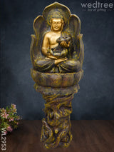 Buddha Lotus Water Fountain With Stand - Wl2953 Fountain