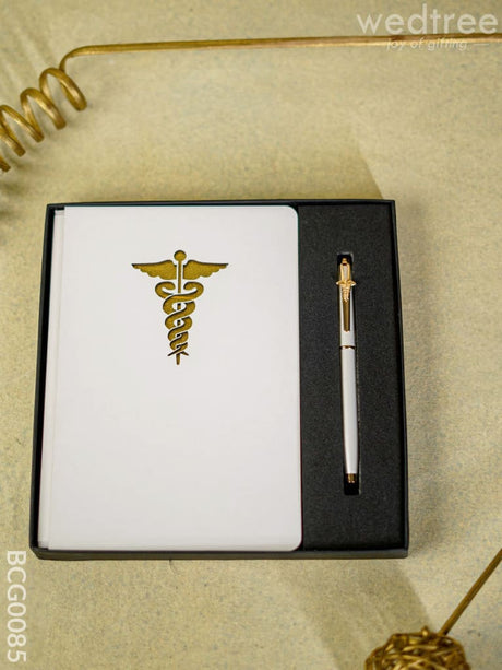 Caduceus Diary With Metal Rollerball Pen - Bcg0085 Office Utility