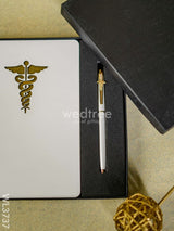 Caduceus Diary Metal Rollerball Pen - Wl3737 Corporate Gifts