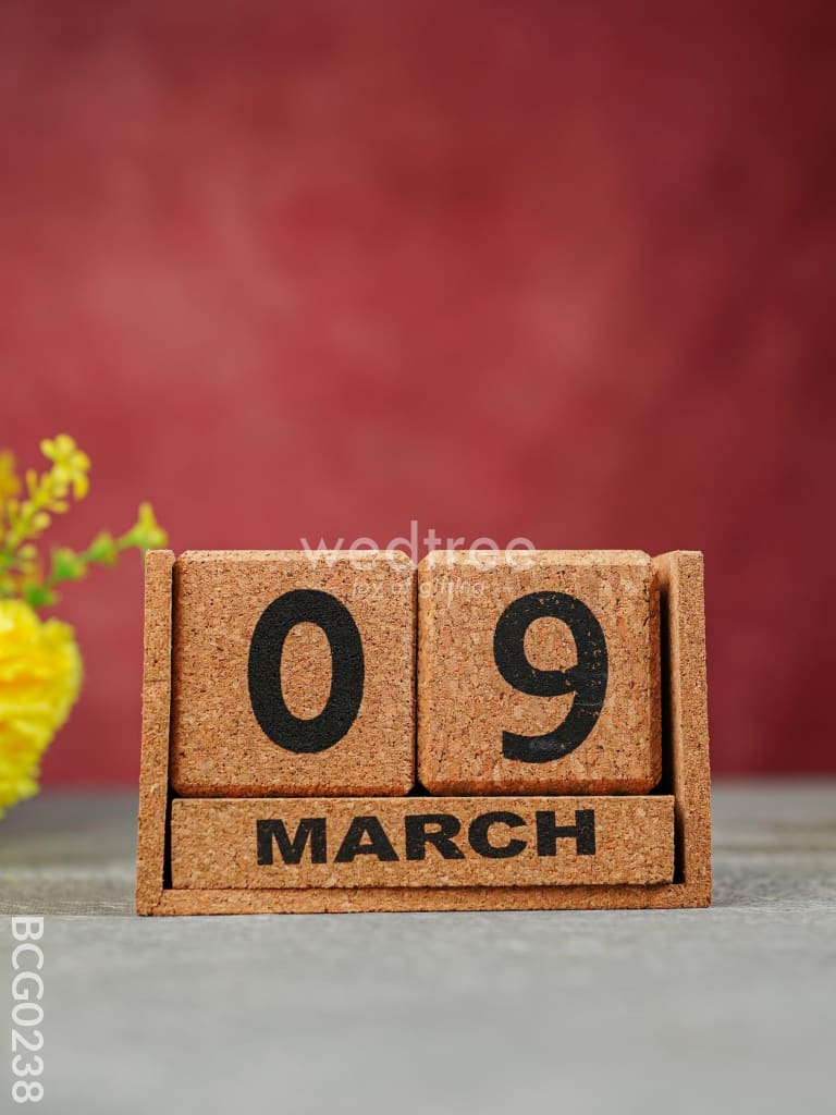 Calendar With Blocks - Big Bcg0238 Desk Organisers