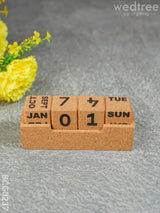 Calendar With Blocks - Small Bcg0237 Desk Organisers