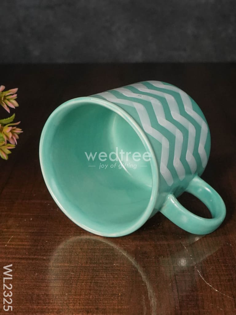 Ceramic Coffee Mug - Matte Sea Green Wl2325 Ceramics