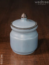 Ceramic Pickle Jar - ( Set Of 4 ) Dusky Lavender Wl2326 Ceramics