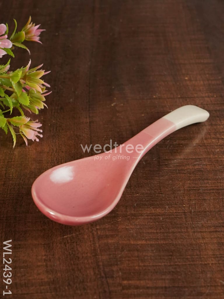 Ceramics Bowl With Spoon Set - Wl2439