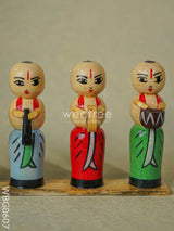 Channapatna Toys - Pandit Band (Set Of 5) Wbg0607 Kids Return Gifts