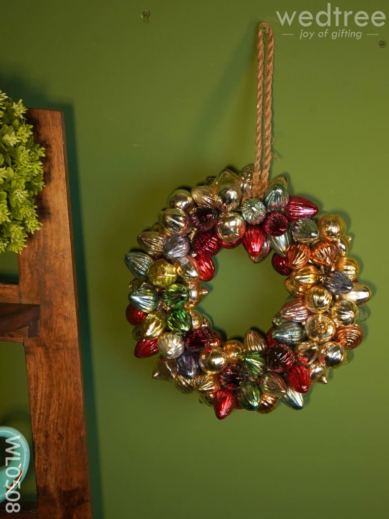 Christmas Ball Wreath - Wl0508 Glass Decor