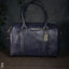 Classic Womens Leather Bag - Wl1631 Navy Blue Handbags