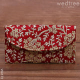 Clutch Purse With Embroidery - W4172 Clutches & Purses