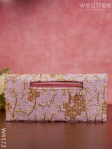 Clutch Purse With Embroidery - W4172 Clutches & Purses