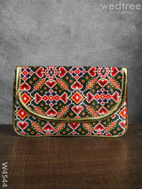 Clutch Purse With Mixed Digital Print - W4544 Clutches & Purses