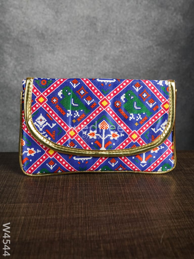 Clutch Purse With Mixed Digital Print - W4544 Clutches & Purses